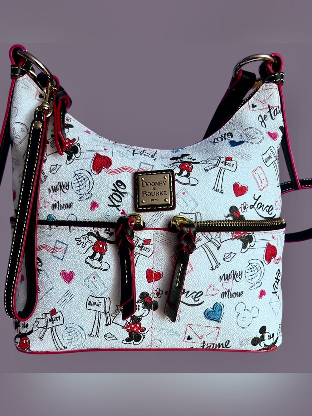 Dooney & Bourke Sweethearts- Mickey & Minnie Satchel, NWT